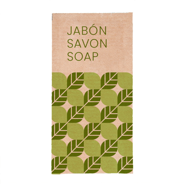 JABONCITOS ENFUNDADOS KRAFT 'NATURAL' 9 g 5,3x3 CM (1000 UNID.)