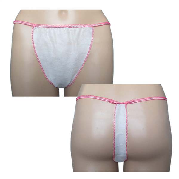 TANGAS MUJER ROSA SPUNBOND (100 UNID.)