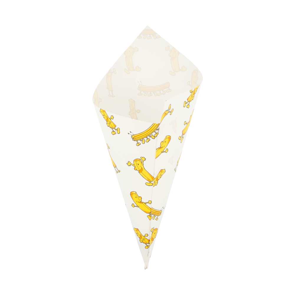 PAPELINA PUNTA 'CHIPS' 100 G 70 G/M2 24x17 CM BLANCO PERG. ANTIGRASAS (2000 UNID.)