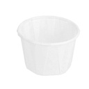TARRINAS PAPEL PLISADO 30 ML (1 oz) 80 G/M2 Ø4,4/3,1x2,8 CM BLANCO PERG. ANTIGRASAS (250 UNID.)