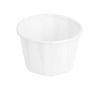 TARRINAS PAPEL PLISADO 45 ML (1,5 oz) 80 G/M2 Ø5/3,6x3,1 CM BLANCO PERG. ANTIGRASAS (250 UNID.)