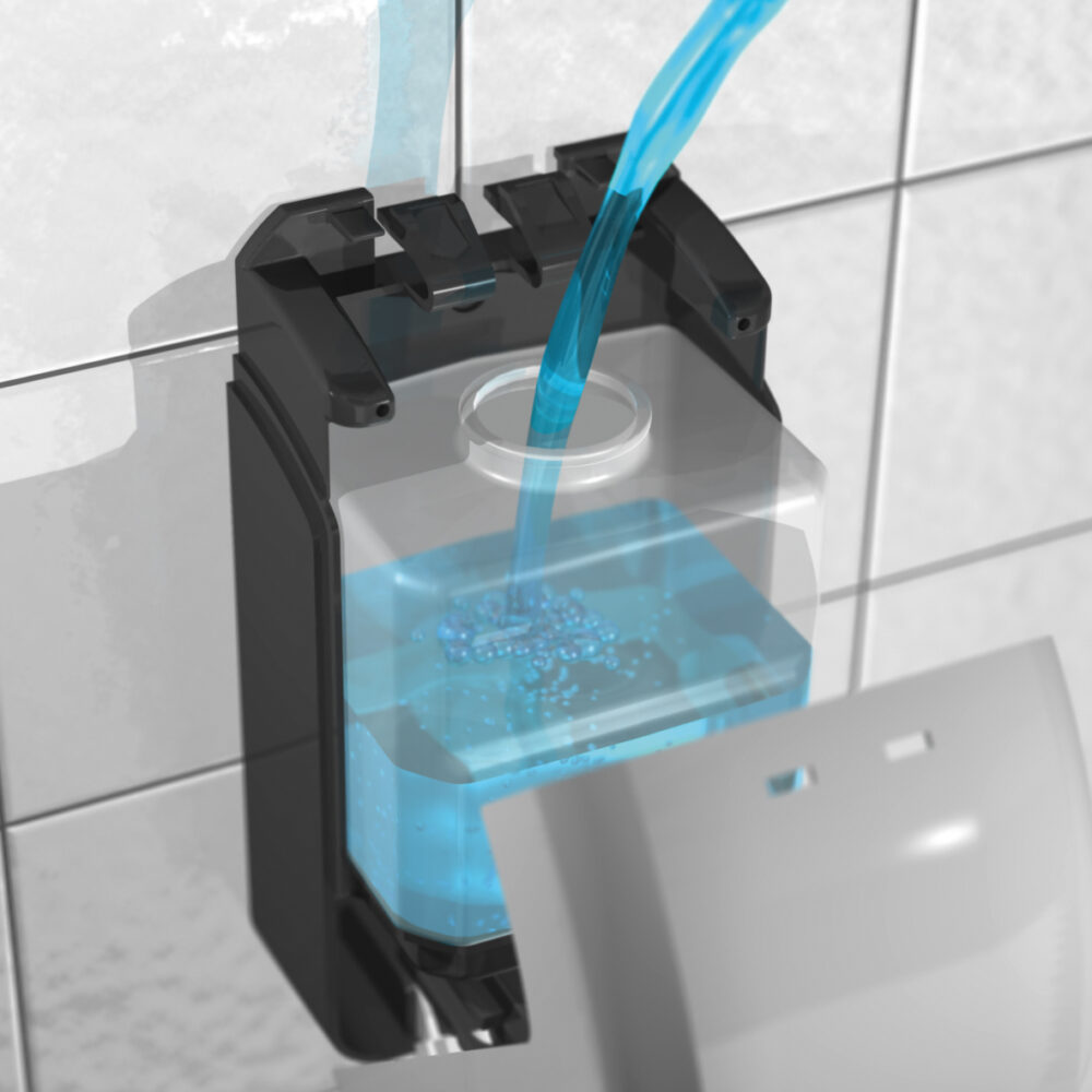 DISPENSADORES DE PAPEL CLEANLINE ESPUMA NEGRA