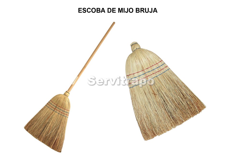 Escoba Mijo Bruja