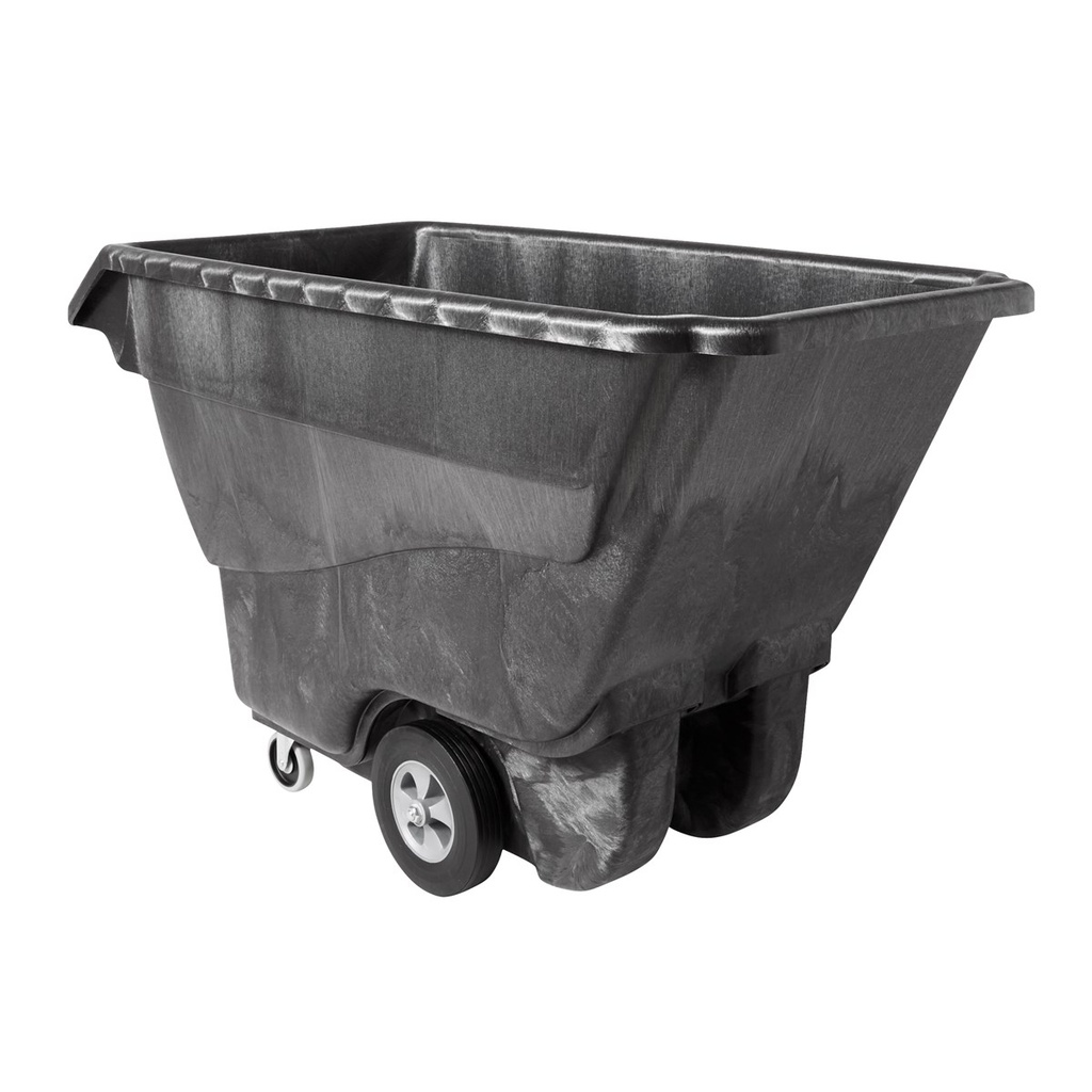 Carro Basculante de Espuma Estructural, Uso Estándar, 764,5 L, Negro