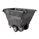 Carro basculante de espuma estructural, uso estándar, 764,5 l, negro