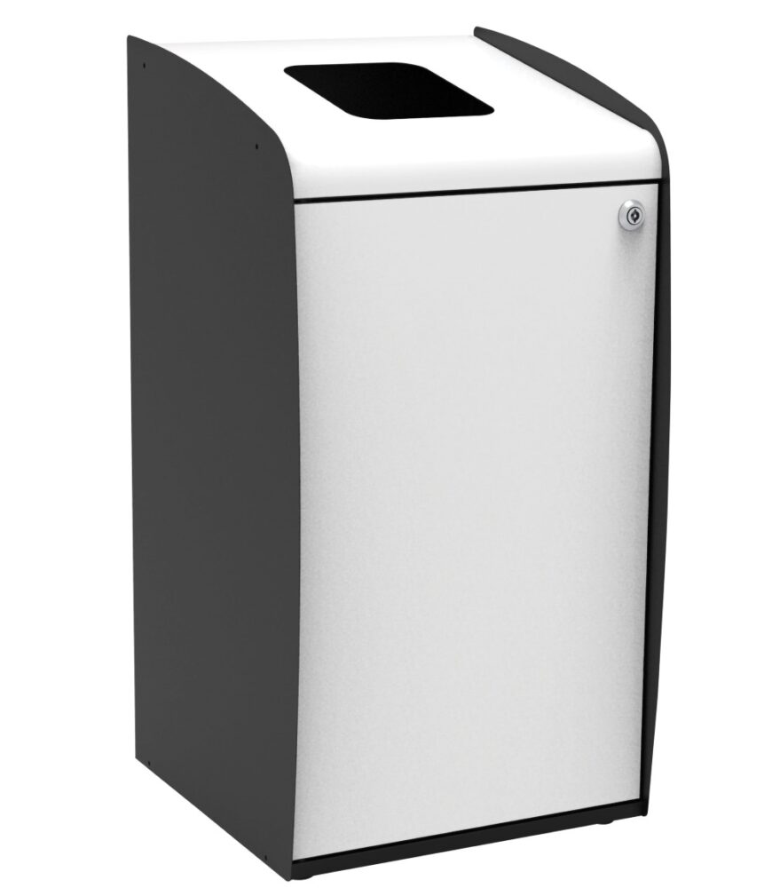 Cubo De Clasif. Selectiva Apertura Frontal Blanco