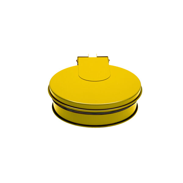 Soporte De Bolsa Con Tapa Amarillo
