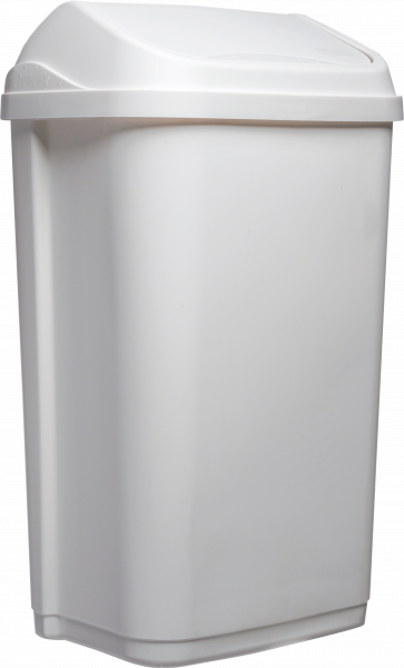 Papelera Tapa Basculante Gris 50 Litros