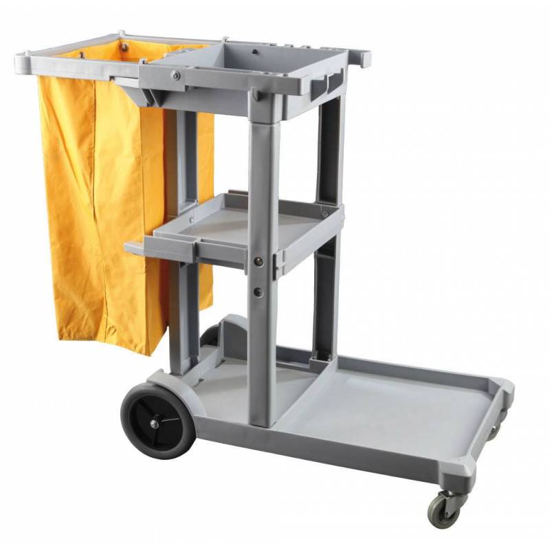 Carro De Limpieza En "L" Amarillo