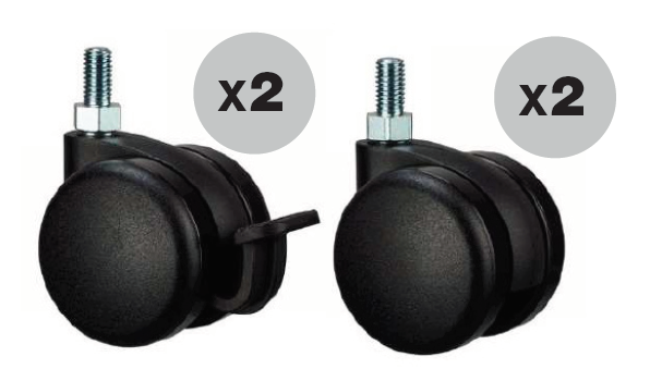 Kit Que Incluye 4 Ruedas