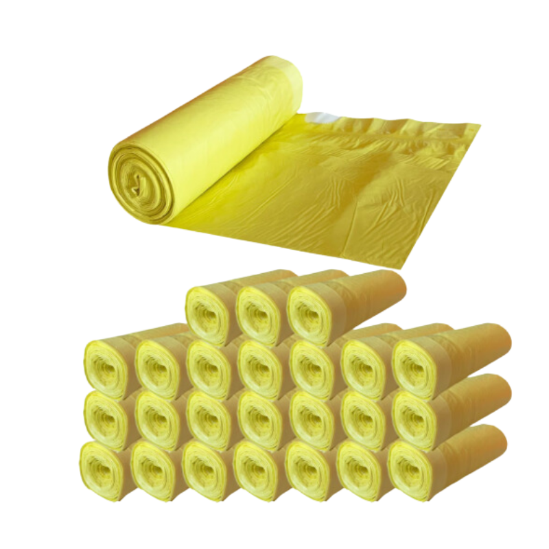 Bolsas y sacos GII 80x105 capacidad 100L galga 220 amarillo 