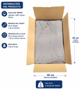 Bobina Azul de algodón cortada caja 5 kg