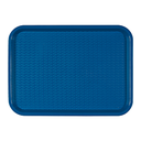Bandeja fast food 27,5x35,5 cm azul pp (1 unid.)