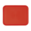 Bandeja fast food 35,5x45,3 cm rojo pp (1 unid.)