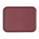 Bandeja fast food 30,4x41,4 cm burdeos pp (1 unid.)