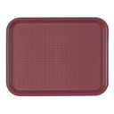 Bandeja fast food 35,5x45,3 cm burdeos pp (1 unid.)