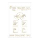 Bolsas lavado ropa 43x62 cm blanco ldpe (250 unid.)