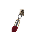 Enganche mural para cordón plateado inox (1 unid.)