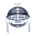 Chafing dish redondo 6 l ø 48x47 cm plateado inox (1 unid.)