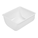 Compartimento cóctel grande 14x14,5x7,3 cm blanco pp (1 unid.)