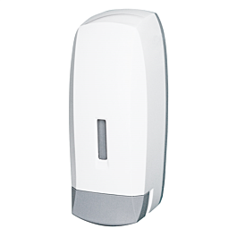 Dispensador gel manos 1 l 12,5x12x27 cm blanco abs (1 unid.)