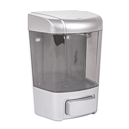 Dispensador 800 ml 12x10,5x18 cm gris abs (1 unid.)