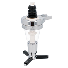 Dosificador 35 ml 16,5 cm plateado plástico (1 unid.)