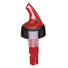 Dosificador bebidas a caño 30 ml 10x4,5 cm rojo plástico (1 unid.)