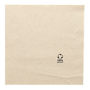 Servilletas ecolabel 2 capas 'paper pack' 18 g / m2 33x33 cm natural tissue reciclado (2400 unid.)