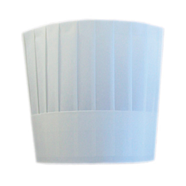 Gorros ajustables clásicos 23 cm blanco airlaid (10 unid.)