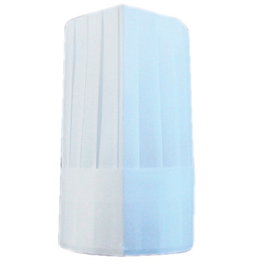 Gorros ajustables clásicos 26 cm blanco airlaid (10 unid.)