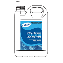 Gel nacarado manos y cuerpo 5 l 18x13x29 cm (4 unid.)