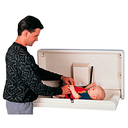 Mesa cambia pañales horizontal 88,9x50,8 cm marfil hdpe (1 unid.)