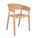 Silla apilable 'supra-tek' 51x49x73 cm beige pp (4 unid.)