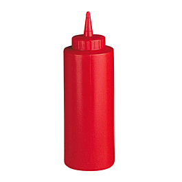 Peras para salsas 360 ml ø 6x22 cm rojo ldpe (6 unid.)