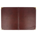 Carpeta presentación de cuentas 16,5x22,5 cm burdeos piel (1 unid.)