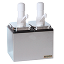 Dispensador condimentos 2 bombas 2x2,36l 24,7x19,6x32 cm plateado inox (1 unid.)