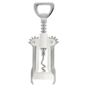 Sacacorchos tradicional plateado inox (1 unid.)