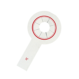 Collarines botella 350 g / m2 13+7x5 cm blanco cartoncillo (1000 unid.)