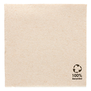 Servilletas ecolabel 'double point' 19 g / m2 20x20 cm natural tissue reciclado (2400 unid.)
