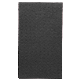 Servilletas ecolabel p.1 / 6 'double point' 18 g / m2 30x40 cm negro tissue (1500 unid.)