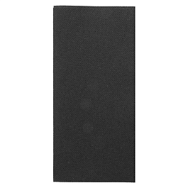 Servilletas plegado 1 / 8 55 g / m2 40x40 cm negro airlaid (700 unid.)