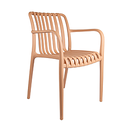 Silla apilable 'supra-tek' 52x52x81 cm beige pp (4 unid.)