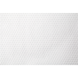 Toalla enfundada de un solo uso 80 g / m2 100x140 cm blanco viscosa / pulpa (50 unid.)