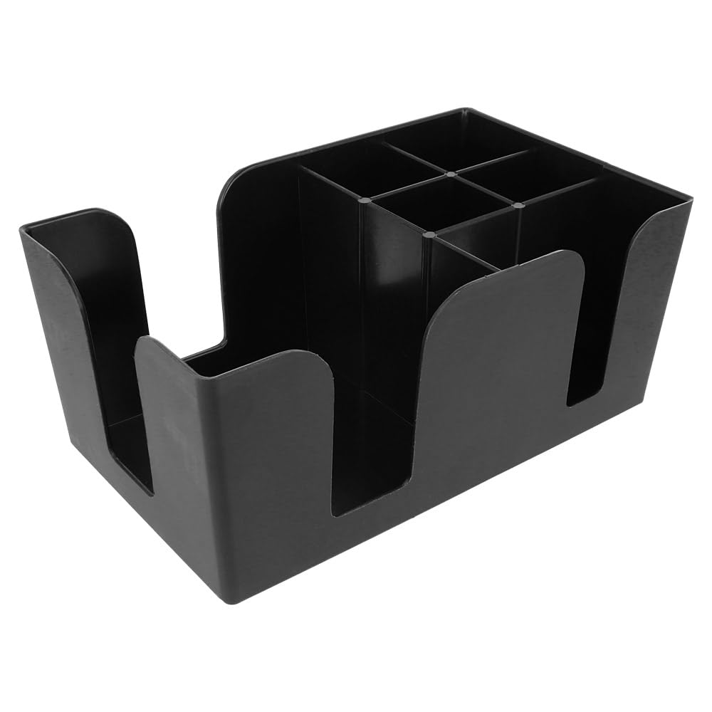 Organizador de barra 24x14,5x10,5 cm negro plástico