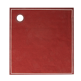 12 u. paños en rollo 'cubi-drap' 40x40 cm burdeos algodón (1 unid.)