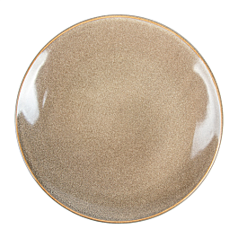 Platos 'akala' ø27x17,7x3,4 cm tierra stoneware (6 unid.)