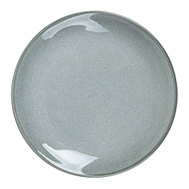 Platos 'akala' ø21x14,5x2,7 cm gris verdoso stoneware (6 unid.)