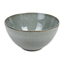 Bol 'akala' 2,5 l ø23,5x12,2 cm gris verdoso stoneware (3 unid.)
