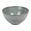 Bol 'akala' 2,5 l ø23,5x12,2 cm gris verdoso stoneware (3 unid.)